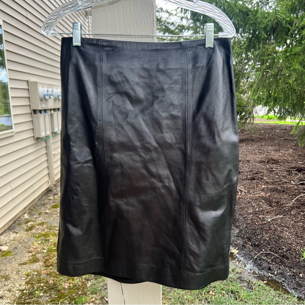 TALBOTS Leather Pencil Women's Skirt
